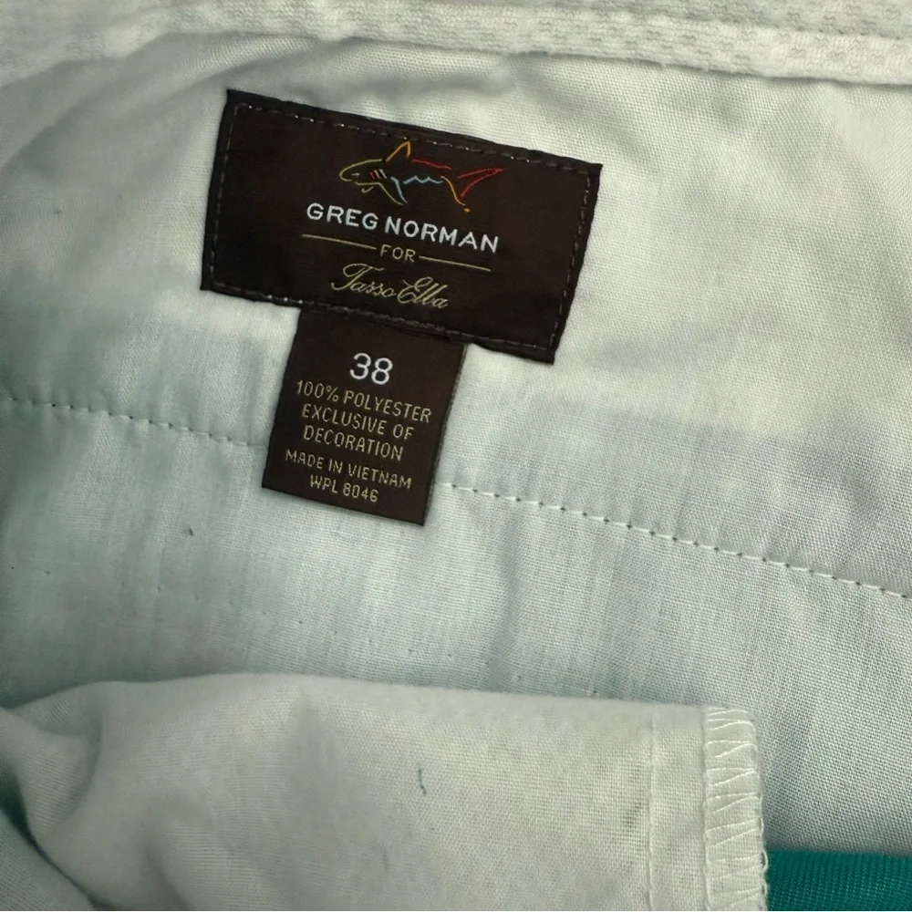 Greg Norman for Tasso Elba - Ocean Blue Shorts - Picture 2 of 4